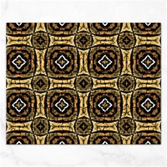 Faux Animal Print Pattern Rectangular Jigsaw Puzzl