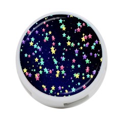 Pretty Stars Pattern 4-port Usb Hub (one Side) by LovelyDesigns4U