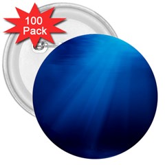 Underwater Sunlight 3  Buttons (100 Pack)  by trendistuff
