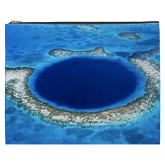 Great Blue Hole 2 Cosmetic Bag (xxxl)  by trendistuff