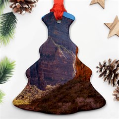 Zion National Park Christmas Tree Ornament (2 Sides) by trendistuff