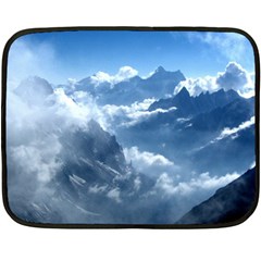 Kangchenjunga Double Sided Fleece Blanket (mini)  by trendistuff