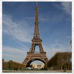 Eiffel Tower Canvas 16  X 16   by trendistuff