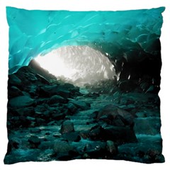 Mendenhall Ice Caves 2 Standard Flano Cushion Cases (two Sides)  by trendistuff