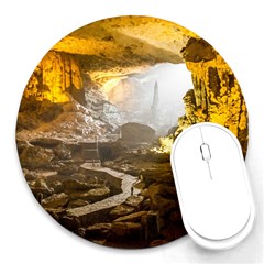 Ha Long Bay Round Mousepads by trendistuff