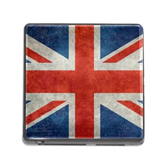 Union Jack 3x5 V10 Vintage Bright Print F Sml Memory Card Reader (square) by bruzer