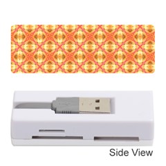 Peach Pineapple Abstract Circles Arches Memory Card Reader (stick)  by DianeClancy
