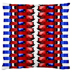 The Patriotic Flag Standard Flano Cushion Case (one Side) by SugaPlumsEmporium