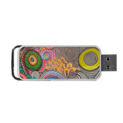 Rainbow Passion Portable Usb Flash (one Side) by SugaPlumsEmporium