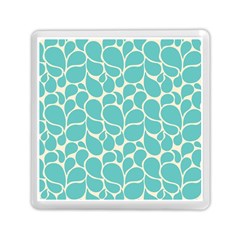 Blue Abstract Water Drops Pattern Memory Card Reader (square)  by TastefulDesigns