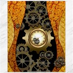 Steampunk Golden Design With Clocks And Gears Canvas 11  x 14   10.95 x13.48  Canvas - 1