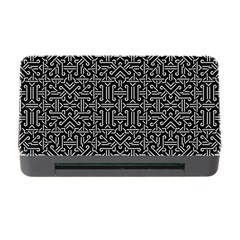 Black And White Ethnic Sharp Geometric  Memory Card Reader With Cf by dflcprints