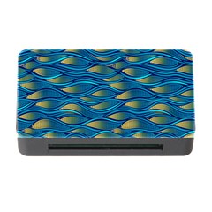 Blue Waves Memory Card Reader With Cf by FunkyPatterns
