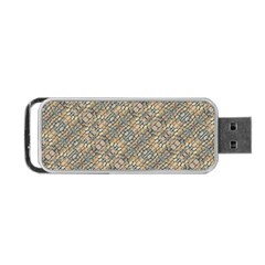 Cobblestone Geometric Texture Portable Usb Flash (one Side) by dflcprints