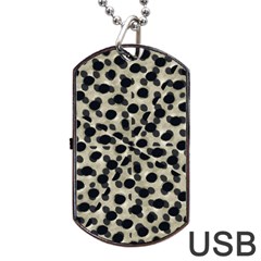 Metallic Camouflage Dog Tag Usb Flash (two Sides)  by dflcprints