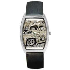 Old Ford Pick Up Truck  Barrel Style Metal Watch by MichaelMoriartyPhotography