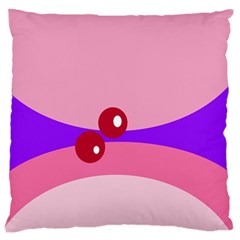 Decorative Abstraction Large Flano Cushion Case (two Sides) by Valentinaart