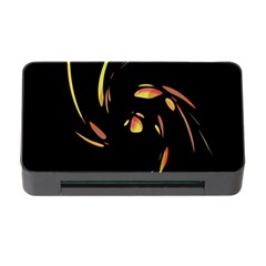 Orange Twist Memory Card Reader With Cf by Valentinaart