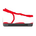 Red, black and white design Memory Card Reader with CF Front