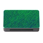 Deep green pattern Memory Card Reader with CF Front