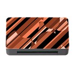 Orange pattern Memory Card Reader with CF Front
