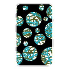 Decorative Blue Abstract Design Memory Card Reader by Valentinaart