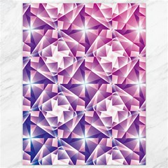 Purple Shatter Geometric Pattern Canvas 36  X 48   by TanyaDraws