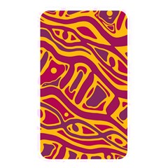 Orange Abstract Art Memory Card Reader by Valentinaart
