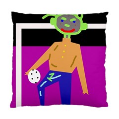 Goalkeeper Standard Cushion Case (two Sides) by Valentinaart