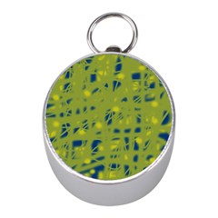 Green And Blue Mini Silver Compasses by Valentinaart