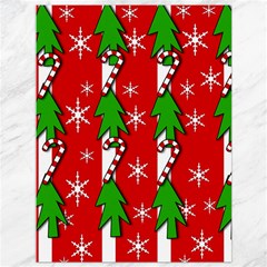 Christmas Tree Pattern - Red Canvas 36  X 48   by Valentinaart