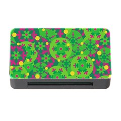 Christmas Decor - Green Memory Card Reader With Cf by Valentinaart