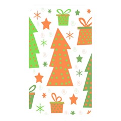Christmas Design - Green And Orange Memory Card Reader by Valentinaart
