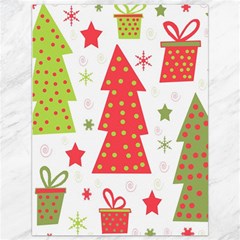 Christmas Design - Green And Red Canvas 36  X 48   by Valentinaart