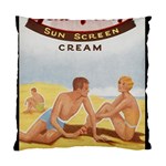 Vintage Summer Sunscreen Advertisement Standard Cushion Case (Two Sides) Front