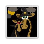 Giraffe Halloween party Memory Card Reader (Square)  Front