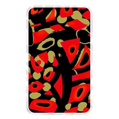 Red Artistic Design Memory Card Reader by Valentinaart
