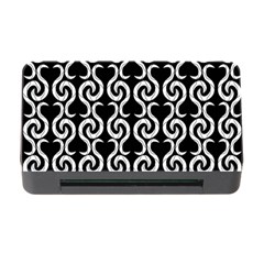 Black And White Pattern Memory Card Reader With Cf by Valentinaart