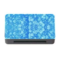 Light Circles, Dark And Light Blue Color Memory Card Reader With Cf by picsaspassion