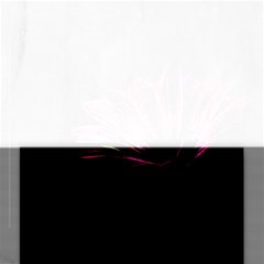 Purple Flower Pattern Design Abstract Background Rectangular Jigsaw Puzzl by Amaryn4rt