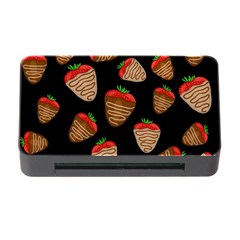 Chocolate Strawberries Pattern Memory Card Reader With Cf by Valentinaart