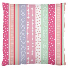 Pink Wood Standard Flano Cushion Case (two Sides) by Brittlevirginclothing