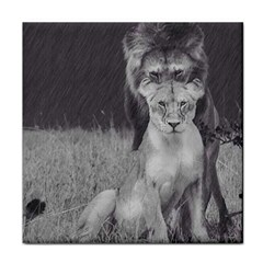 King And Queen Of The Jungle Design  Face Towel by FrontlineS