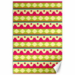 Tribal Pattern Background Canvas 12  X 18  