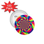 Colorful Psychedelic Art Background 1.75  Buttons (100 pack)  Front