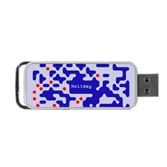 Qr Code Congratulations Portable Usb Flash (two Sides) by Nexatart