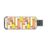Retro Blocks Portable USB Flash (One Side) Front