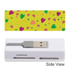 Colorful Hearts Memory Card Reader (stick)  by Valentinaart