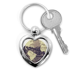 River Globe Key Chains (heart)  by MTNDesignco