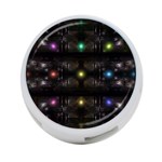 Abstract Sphere Box Space Hyper 4-Port USB Hub (Two Sides)  Front
